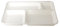 USOBIO Vassoi monouso 4 Scomparti in polpa di cellulosa 37x27cm - BIODEGRADABILI e COMPOSTABILI - Pack 20pz