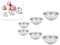 DSstyles Aluminium Backform 3 Stück Badebombe Form Kugel Pan Sphere Kuchenform zum Backen