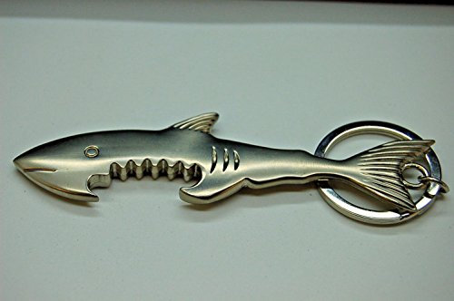Requin, décapsuleur, Porte-clés,, 40 g, alliage de zinc