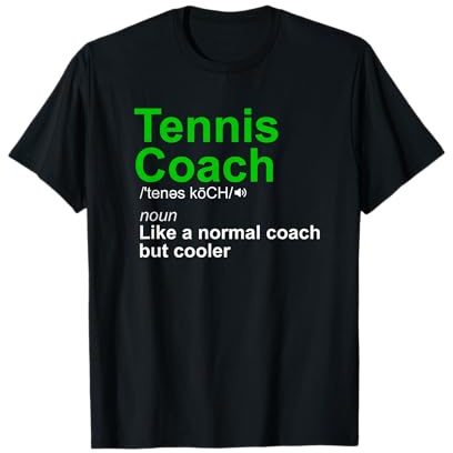 Funny Tennis Coach T-Shirt Trainer Definition Geschenk T-Shirt