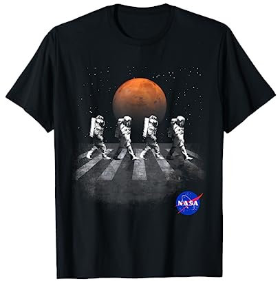 NASA T-Shirt Walking Astronauts in Space Mars T-Shirt