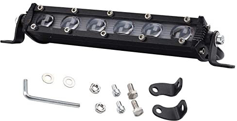 Ricoy Barra luminosa da lavoro a LED da 8 pollici Luci di guida fuoristrada 60W Baccelli a LED Spot Spot