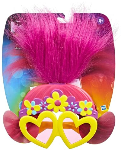 Hasbro DreamWorks Trolls Poppys Rockige Troll-Brille, lustige Spielzeug-Sonnenbrille, inspiriert vom Film Trolls World Tour, für Mädchen ab 4 Jahren