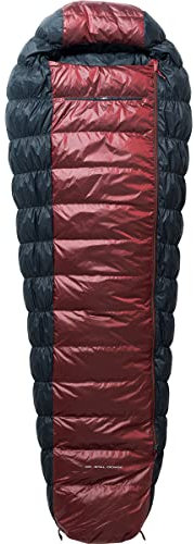 Yeti Voyage 500 bis Körpergröße Schlafsack 175 cm (Gr.XL) cm Ribbon red/Black, Reißverschluss Schlafsack Links