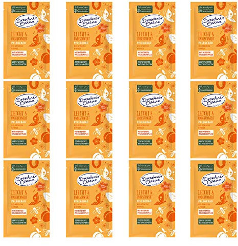 12er Pack Dresdner Essenz Pflegebad Leicht & Unbeschwert 12 x 60 g