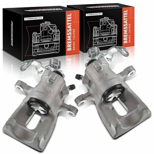 Frankberg 2x Bremssattel Bremszang Hinten Links Rechts Aluminium Kompatibel mit Astra G Cabriolet/CaR.A.Van/CC/Kasten Astra G Klasseic CaR.A.Van Replace# 93179156
