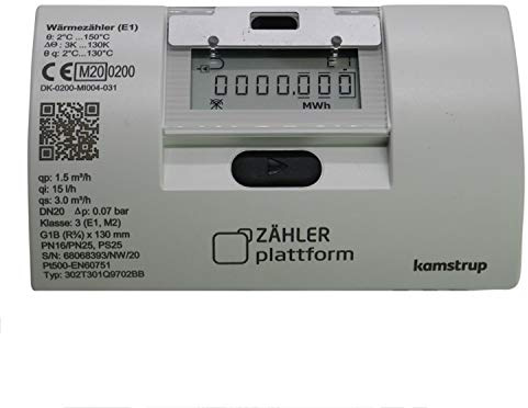 ZÄHLER plattform Ultraschall Wärmezähler MULTICAL® 303 Eichung 2026 Qn 1,5 m³/h, BL 130 mm, TF Ø 5,2