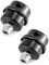 QWORK® 2 Stück Kompressor Schalldämpfer Filter, Metall Luftkompressor Kompressor Luftfilter, 1/2 PT 20mm