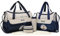 ZhuiKun 5er-Set Baby Wickeltasche Babytasche Tasche Mutter Windeltasche Handtasche Schultertasche Flaschenhalter mit wickelunterlage (Marine)
