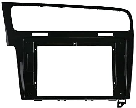 YUNTX Car Radio Fascia For VW Golf (2013-2016) Special Car Radio Frame Dashboard Mount Double DIN