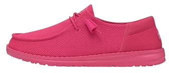 Hey Dude Damen Wendy Funk Mono Slip-On Schuhe Mokassin Style, Electric Pink, 38 EU