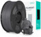 SUNLU Matte PLA Filament 1.75mm Grau, 3D Drucker Filament mit Matter Oberfläche, Neatly Wound Filament, Einfach zu Bedienen, 1kg(2.2lbs) Spule PLA Filament für FDM 3D Drucker, Matte Grau