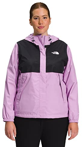 THE NORTH FACE Antora Chaqueta, TNF Black-Lupine, 3XL para Mujer