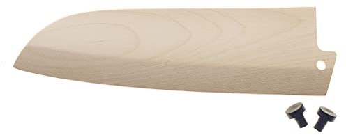 Mercer Culinary Birch Wood Saya Cover Blade Protector for 7 Santoku Knives