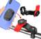 Bike Phone Holder, Motorcycle Phone Mount, Bike Phone Mount, 360° Rotatable Phone Riding Navigation Support for Motorcycle Bike Scooter Handlebar of 22.2-28.6mm for 4.7-7.2 Phone