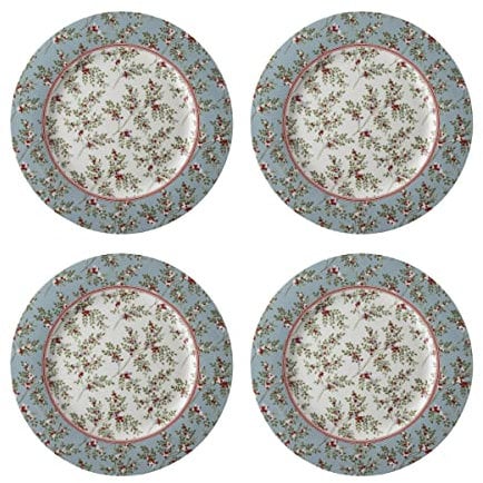 Laura Ashley Stockbridge Collectables Geschenkset 4 Teller 23 cm Porzellan