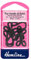 3 Pairs Extra Large Fur and Coat Hook & Eyes Fastening Size 3 Fabric Covered Decorative Fastenings Strong Closure Outerwear and Coats 3 Colours (Black)