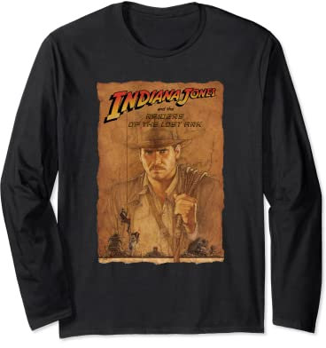 Lucasfilm Indiana Jones Raiders of the Lost Ark Poster Art Langarmshirt