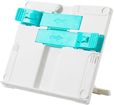 Ciieeo Klappbares Leseregal Buchrest Zum Lesen Lesestütze Aus Kunststoff Tablet-ständer Für Den Schreibtisch Leseständer Für Augenschutz Desktop-buchstütze Falten Abs Kind Bücherregal