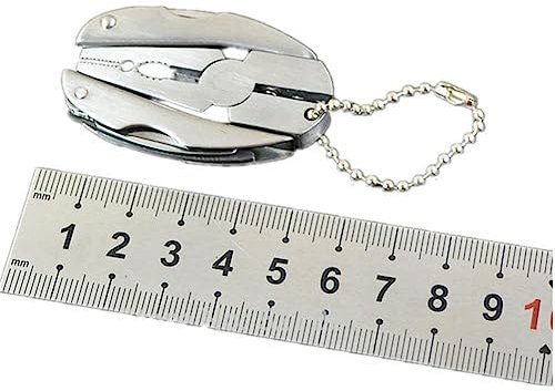 geo-versand Mini Multitool Geocaching Schlüsselbund Messer Ausrüstung Survival Zange Bits
