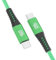 JAMEGA - USB Typ C Kabel Grün 3m | USB C Ladekabel und Datenkabel Fast Charge Snyc USB C Stecker auf USB C Stecker kompatibel mit iPhone 15 Pro Max iPad Pro Air Samsung Macbook Tablets Huawei uvm.