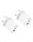 Anker USB C Plug, 2-Pack 20W Dual Port USB Fast Wall Charger for iPhone 15/15 Pro/15 Pro Max/14/13/12, iPad Pro, AirPods, and More (Cable Not Included), B2348223