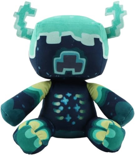 LGQHCE Mine-Craft Kuscheltier, Mine-Craft Warden Plüsch Spielzeug, Kinderpuppe Plüschtier Puppe Spielzeug Plüschpuppe für Kinder Geburtstage Geschenk, Rollenspiele, Party Supplies