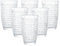 simpa Lucent Embossed Rattan Pattern Drinking Glasses 425ml Set of 6