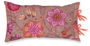 PiP Studio Viva La Vida Zierkissen Farbe Pink Größe 35x60 Cushion Wendedesign Blumen
