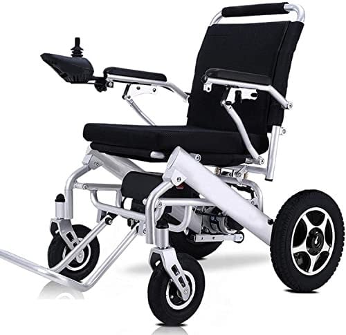 Adult Lightweight Folding Electric Wheelchair for Adults Compact Transit Travel Chair 250W Dual Motor 24V 20Ah Lithium Battery