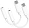 Adapter USB C auf Klinke, 2 Stück USB Typ C auf 3,5 mm Kopfhörer Klinke Aux Audio Dongle für iPhone 15 Pro/Max/, Samsung S23 /23+/S22/S21+ Ultra Note 20 A53/Huawei P50/P40/Pro Mate50 /Pixel