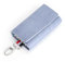 LTLSZRN Portachiavi Raccoglitore Chiave multifunzione,Borse universali per auto portachiavi per uomo donna,portafoglio portachiavi in Pelle,con 6 Ganci e 2 tasche (Azzurro)