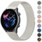 Vancle Bracelet de Rechange en Maille d'Acier Inoxydable pour Amazfit Bip 5/GTR 4/3/3 Pro/2/2e/47 mm - Motif Étoile pour Femme et Homme