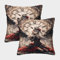 XHSMSHWY Anime Girl Kissen Bezug 2er Set Sternry Sky Girl Kissenbezüge Sofakissen Für Sofa Couch Wohnzimmer Schlafzimmer Büro Home Decor 45x45cm