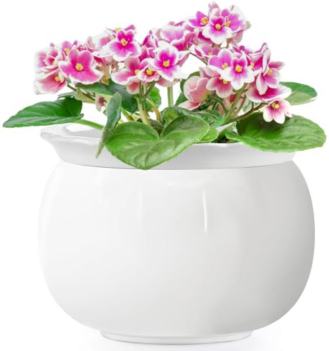 LITUDISO 20,3 cm große afrikanische Veilchen-Töpfe, Blumentopf, Pflanzentopf