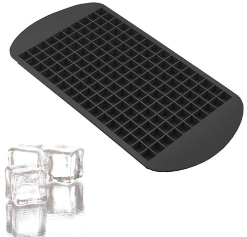 ATEK Ice Cubes Tray, 160 Grid Silicone Ice Tray, Easy-Release and Flexible, Reusable Non-Stick, BPA Free Ice Cube for Cocktails, Coffee, Juice, Smoothies and Beverages