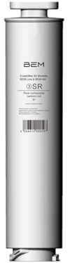 BEM SR Ersatzfilter für LINA und IDA Wasserfilter, | Filterkartusche mit Komposit-Kohlenstoffstab Filterelement, Filterpatrone