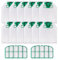 12 Sac pour Aspirateur Kobolt vk200 FP200 avec 2 Filtres