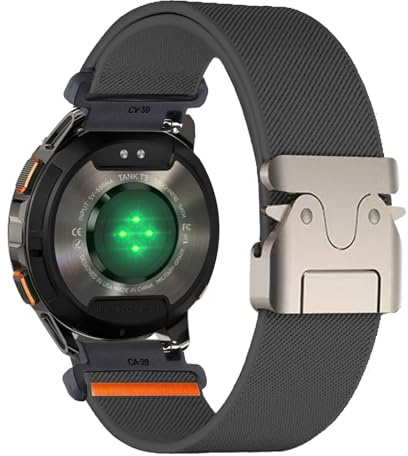 Sportarmband Kompatibel mit KOSPET Tank T3 Ultra/T2/T3 Armband, Elastisches Nylon Uhrenarmband Langlebige Edelstahl Metallschnalle Weiches Ersatzarmband für KOSPET Tank T3 Ultra/T2/T3 Armbänder (4)