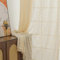 RUIXUAN 150 * 230cm Boho Vorhänge Shabby Chic Stricken Vorhänge Blickdicht Stickerei Quaste 2er Set Beige Vorhang Vintage Gardienen für Wohnzimmer Schlafzimmer Curtains