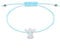 Cadimus Schutzengel Armband Blau,Engel Armbändchen Mädchen, Kinderarmband Mädchen,Mädchen Taufe Kommunion Geschenk,Geeignet für Mädchen und Damen, Geburtstag, Taufe sgeschenke