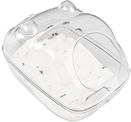 Sandbadbehälter für Rennmäuse, Sandbox Hamster Zwerghamster -Toilette