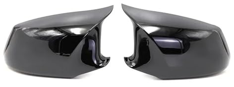 Aufklebbare Rückspiegelschale Für LHD Für BMW 5 Series F10 F11 2010-2013 Auto Rückspiegel Seitenspiegel Abdeckung Flügelkappe(Gloss Black)