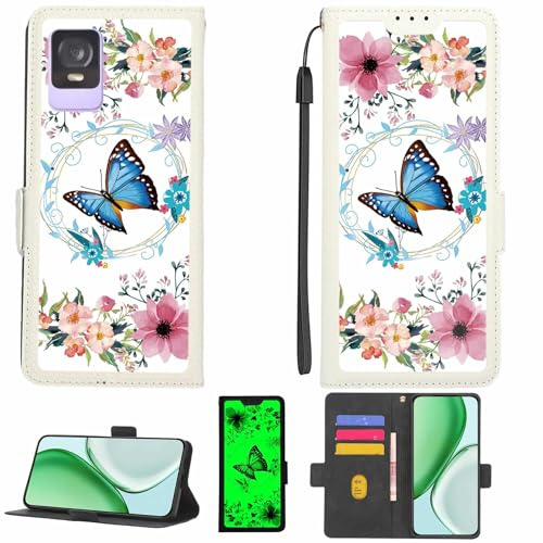 Kinetijy Coque Compatible pour Qilive Smartphone 6 4g Q2-23 Coque Étui Housse Case Support [avec Film Protecteur HD d'une dureté de 9H] [Blocage RFID][Effet Lumineux Sombre] LPT-LHD