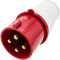 BeMatik - Base de Enchufe Industrial CETAC Macho 3P+T 32A 380V IP44 aérea