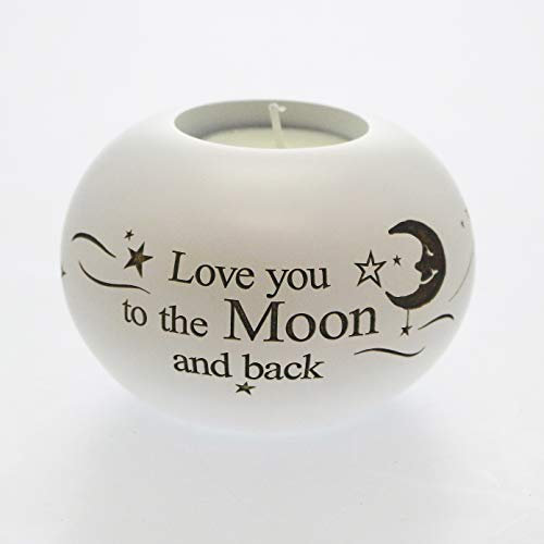 Said with sentiment by Arora Design - Love You to the Moon and Back - Tea Light Holder