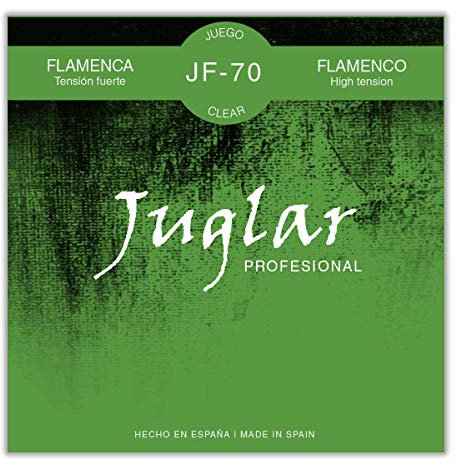Juego de Cuerdas para Guitarra Flamenca Juglar JF-70 Clear Profesional Tensión Fuerte