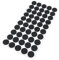 Adsamm® / 50 x Selbstklebende Filzgleiter/Schwarz/ø 20 mm/Rund/Möbelgleiter aus Filz mit 3.5 mm Stärke/Möbel- und Bodengleiter