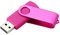 4GB Rotate 3.0 USB Flash Drive Pen Drive Data Storage Thumb Drive Memory Stick USB Drive USB Stick USB 3.0 Flash Drive - Pink