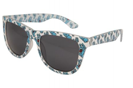 Santa Cruz Multi-Hand-Sonnenbrille, weiß / blau, Einheitsgröße